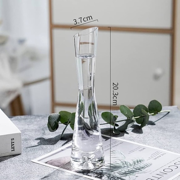 6 pc set baccarat Elegant crystal glass bud flower vases - Picture 3 of 10